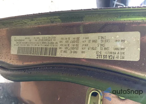 2019 Dodge Journey Se z USA, uszkodzony, nr VIN 3C4PDCBB1KT861227